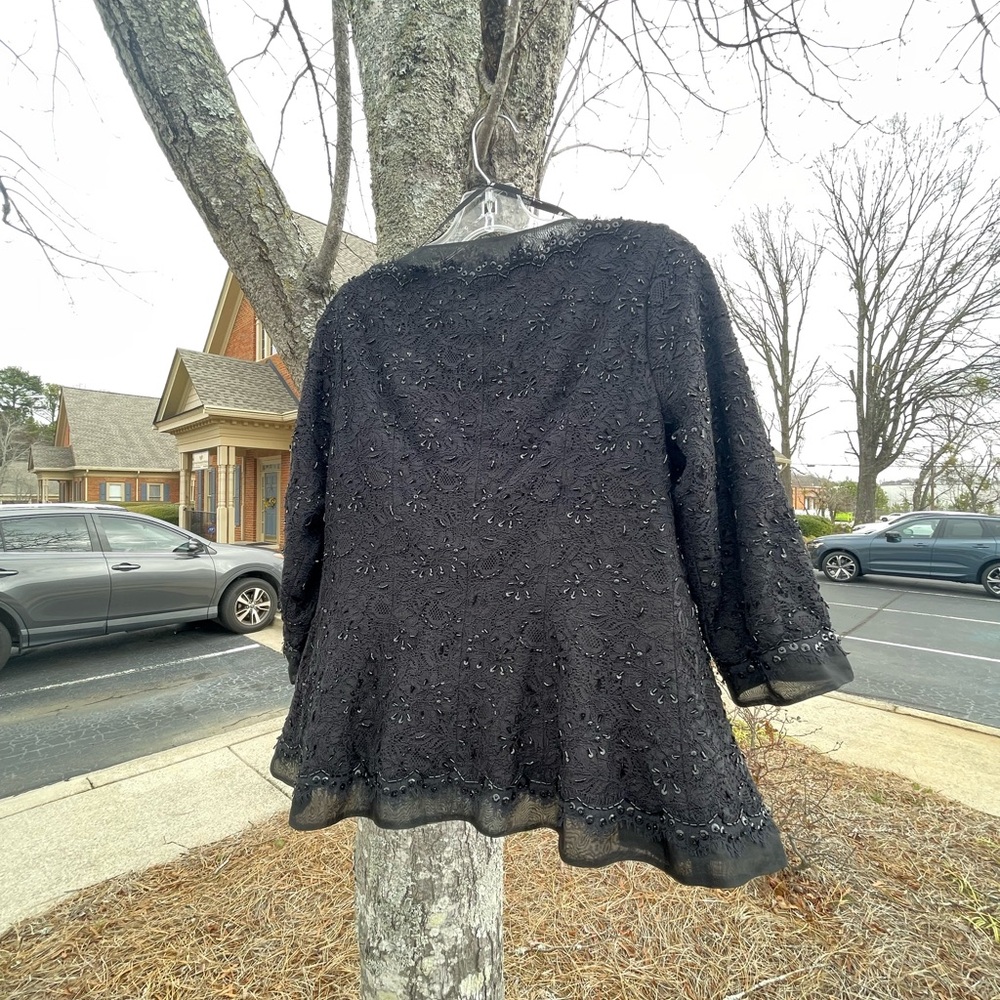 Tadashi Shoji Black Formal Jacket - Picture 3 of 4